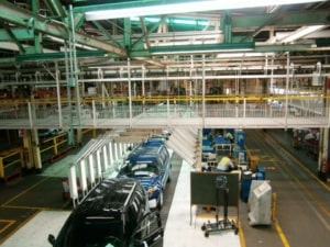 Overhead conveyor installation