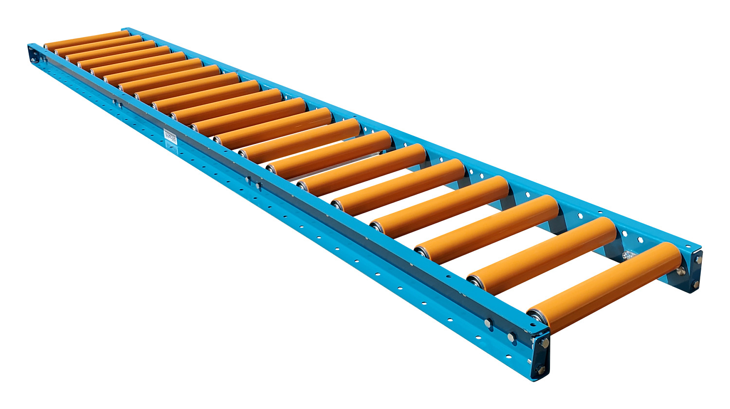 Gravity Conveyor 18"W x 10'L 1.9" Poly Rollers 4.5" Centers
