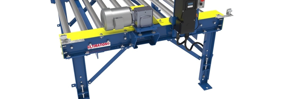 Chain Driven Live Roller Conveyor Controls Package with VFD