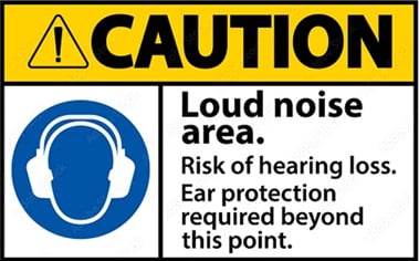 Caution Conveyor Noise