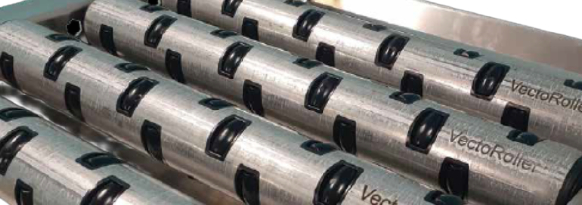 VectoRollers Installed in Gravity Conveyor