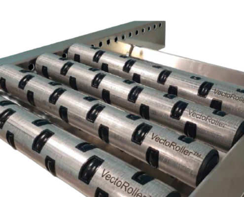 VectoRollers Installed in Gravity Conveyor