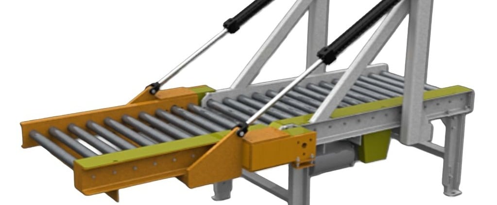 Pneumatic CDLR Gate Pneumatic Chain Driven Live Roller CDLR Gate