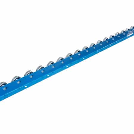 Conveyor Rails | Flow Rail 5ft. Steel Skate Wheel Conveyor | T2