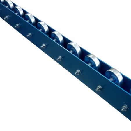 Flow Rail | 5' Long Skate Wheel Conveyor Rail | T4 Style