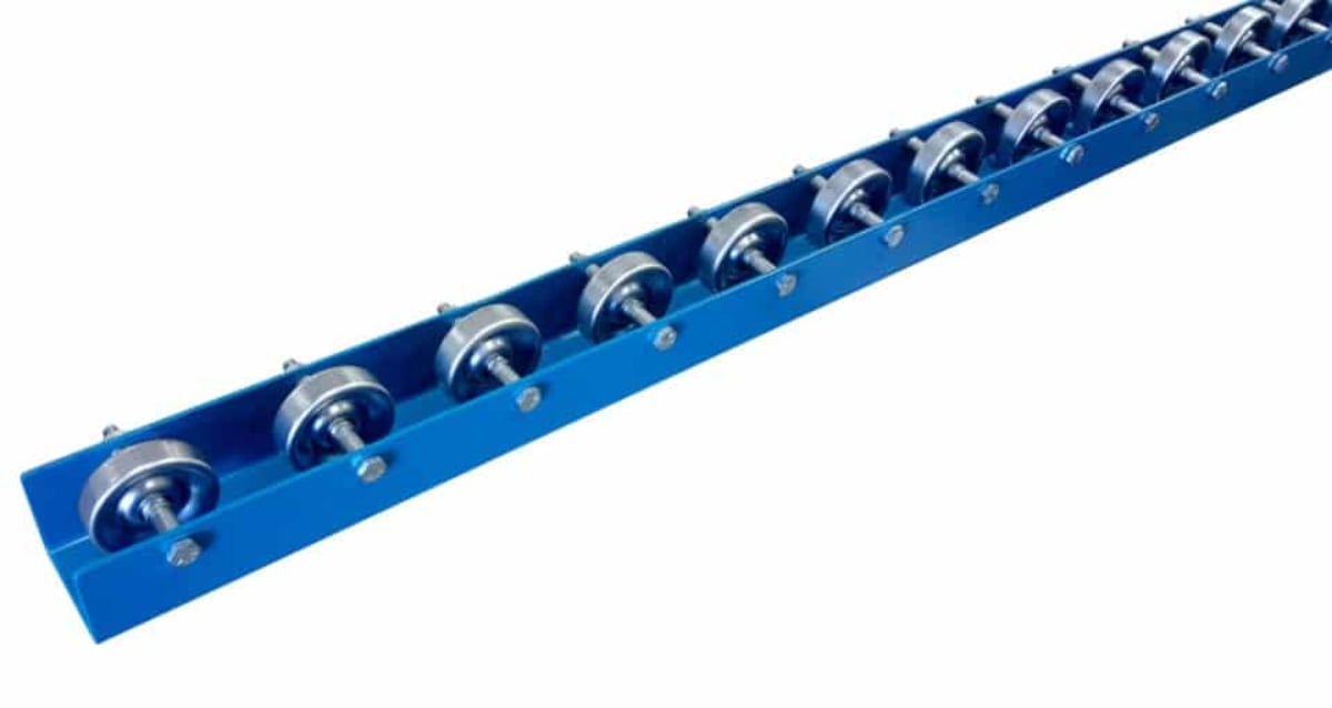Mini Flow Rails Conveyor Rails | Flow Rail 5ft Mini Conveyor | T5 Roller Style